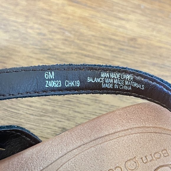 New Born Concept Sandals BOC 6 Brown Cut Out Design Thong Strappy - Picture 11 of 11